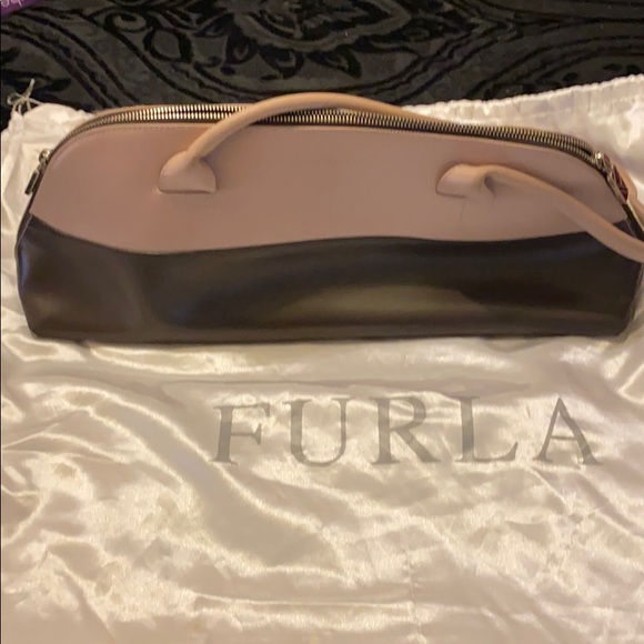 Blush and brown designer bag - Picture 3 of 8